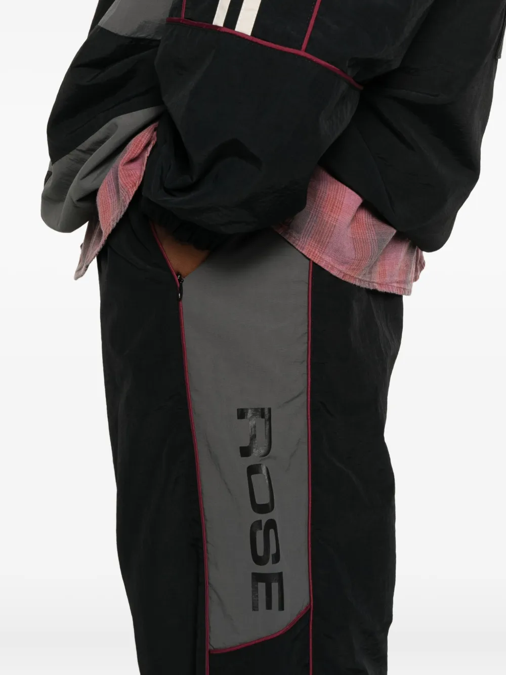 Martine Rose Side-stripe Track Pants In Black