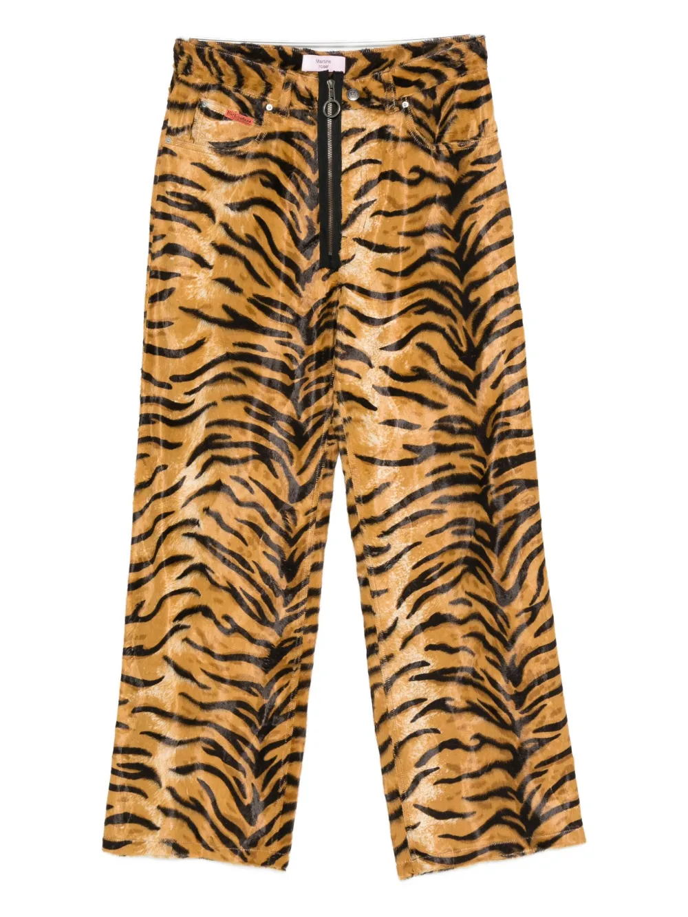 Martine Rose Pantaloni con stampa - Marrone