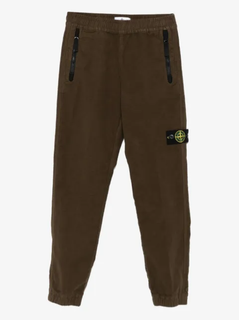 Stone Island Junior zip-pocket logo trousers