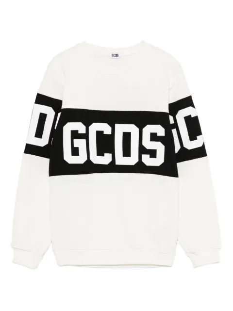Gcds Kids block-logo sweatshirt