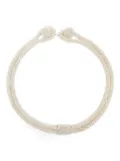 Fabiana Filippi beaded-sphere necklace - White