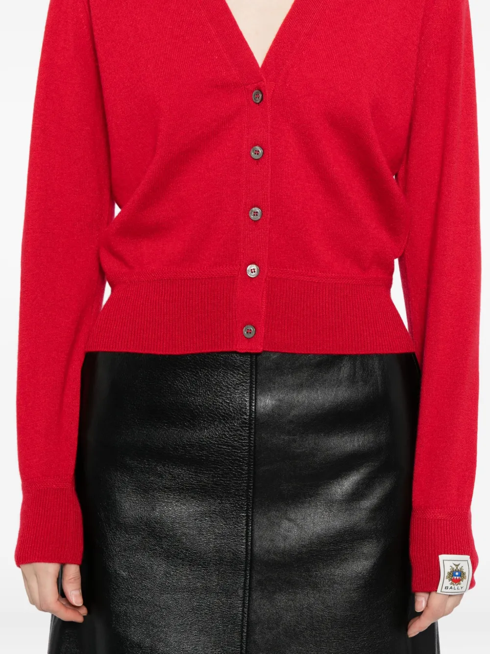 Bally Kasjmier vest Rood