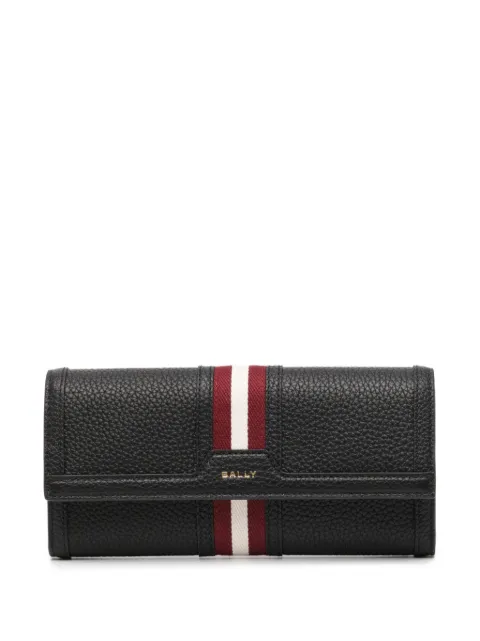 Bally ribbon-detail flap wallet