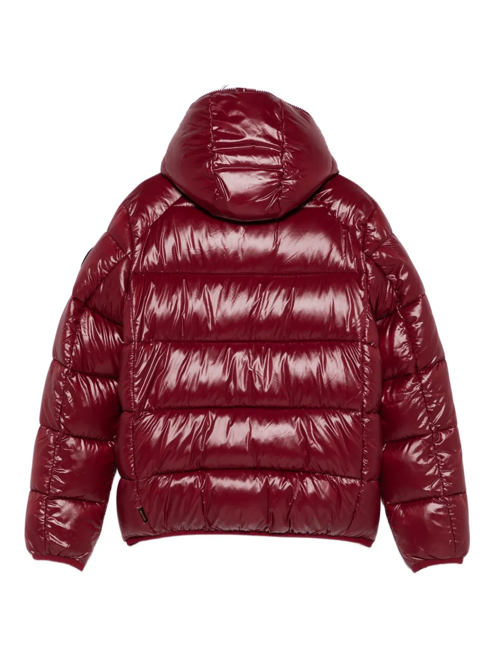 Save The Duck Hooded Puffer Jacket In Red