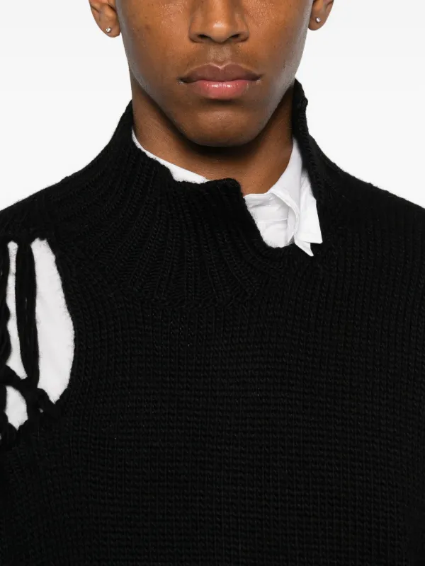 Yohji Yamamoto high-neck Sweater | Black | FARFETCH TR