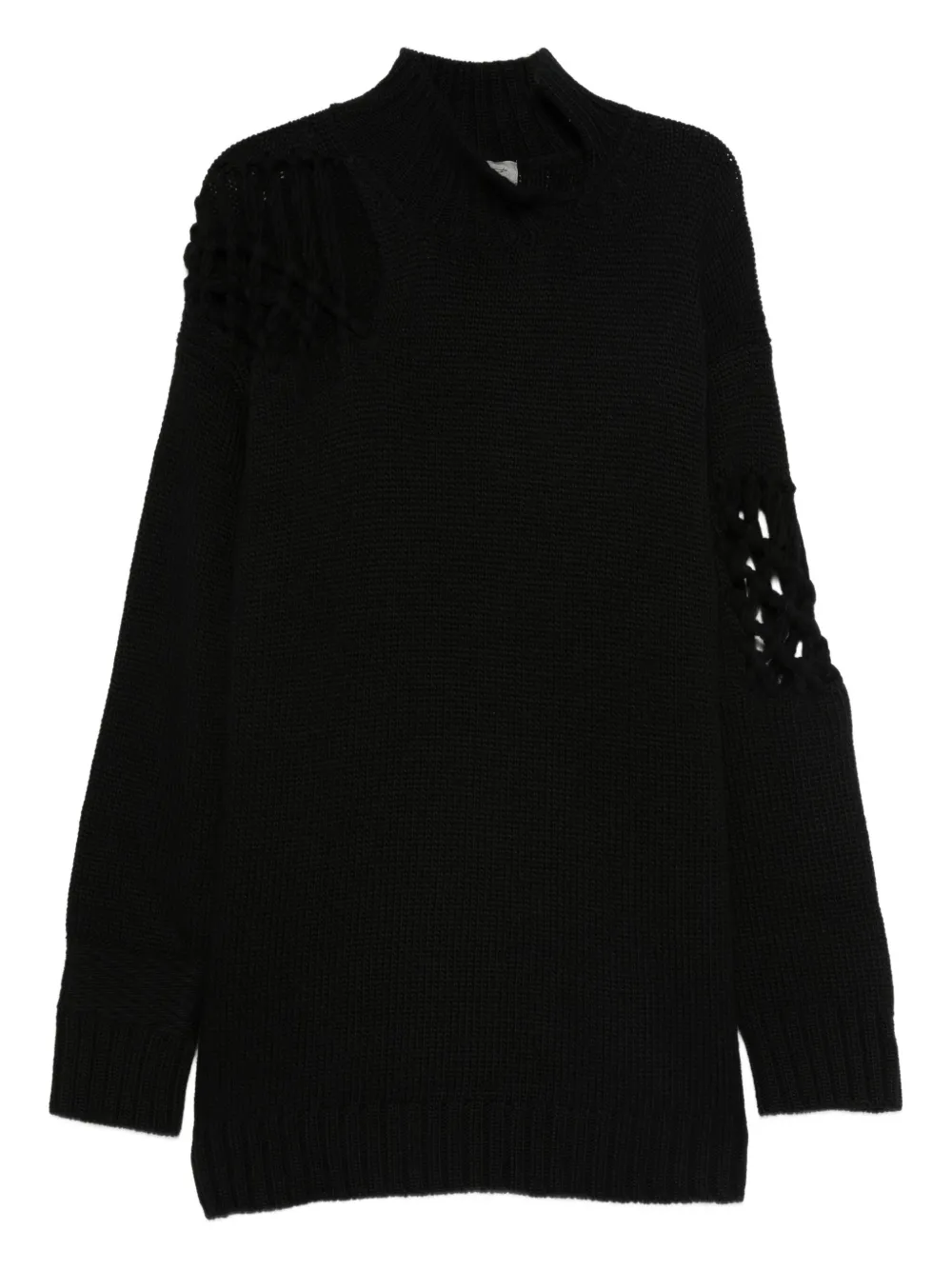 Yohji Yamamoto high-neck sweater | Black | Image 1