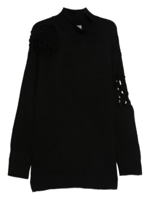 Yohji Yamamoto ボタン セーター | ブラック | FARFETCH JP