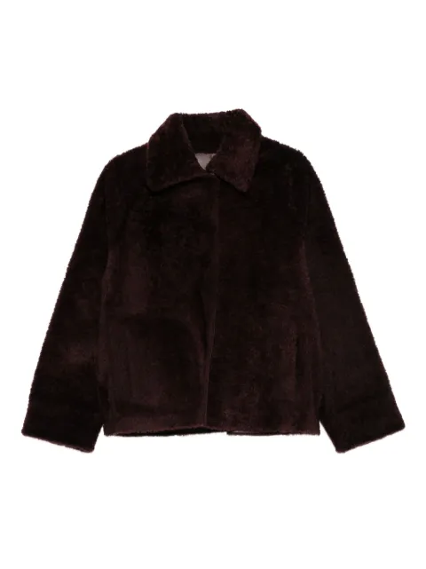 Arma shearling-collared jacket