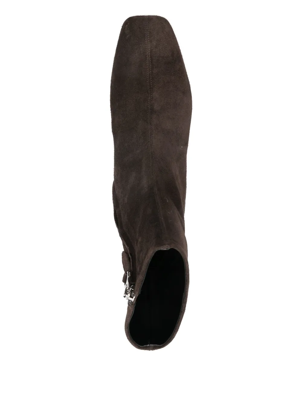 Aeyde block-heel suede boots Brown