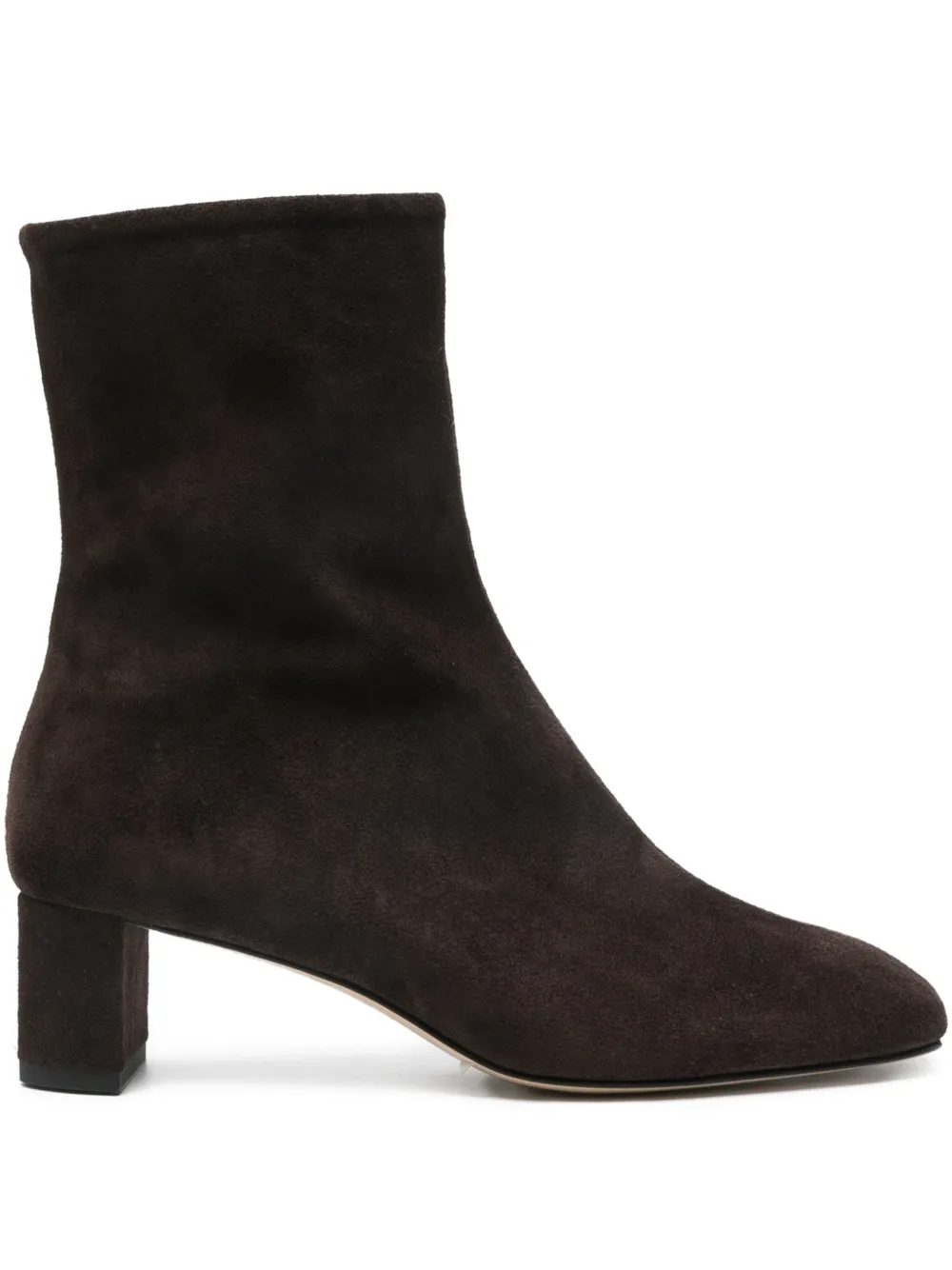 Aeyde block-heel suede boots Brown