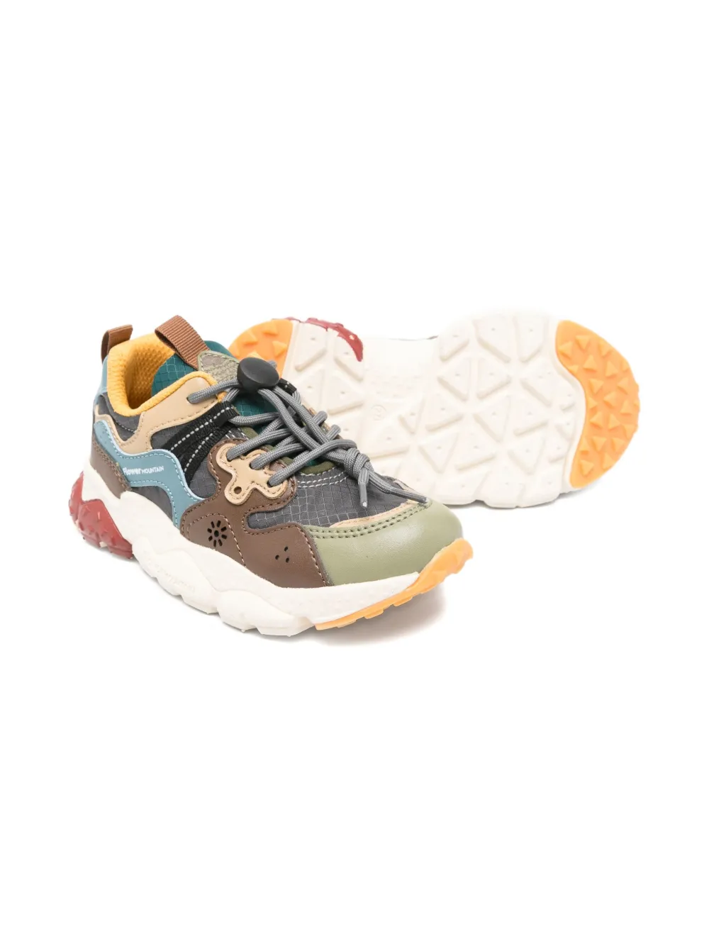 FLOWER MOUNTAIN KIDS  logo-print sneakers | Teen Boy Shoes | Image 2