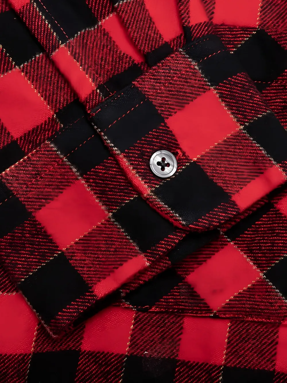 South2 West8 Six-pocket Checkered Shirt In Red