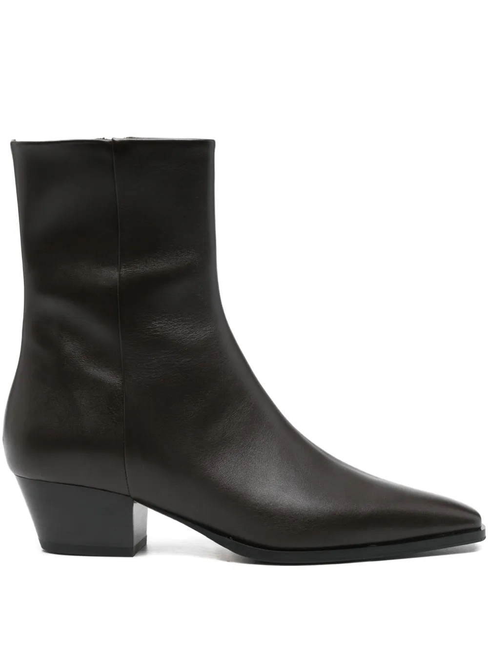 Aeyde pointed-toe ankle boots Brown