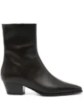 Aeyde pointed-toe ankle boots - Brown