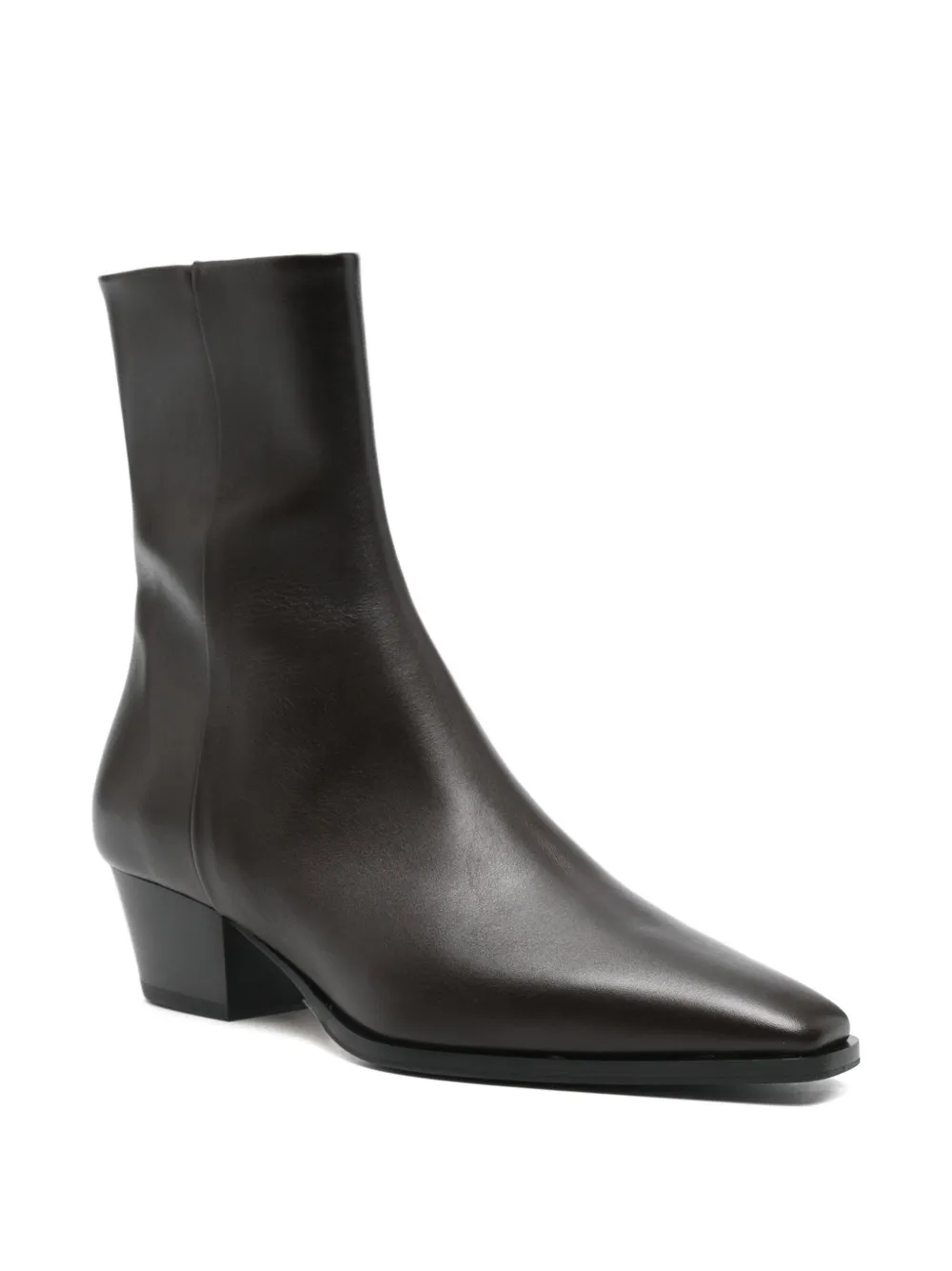 Aeyde pointed-toe ankle boots Brown