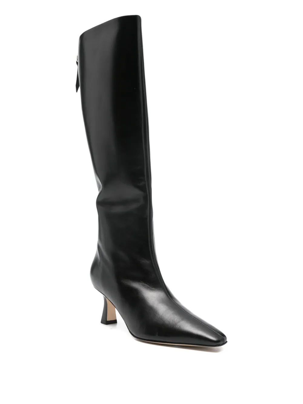 Aeyde leather zip-fastening knee-high boots | Knee-High Boots | Image 2