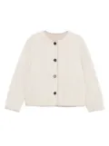 Arma Lucine button-front jacket - Neutrals