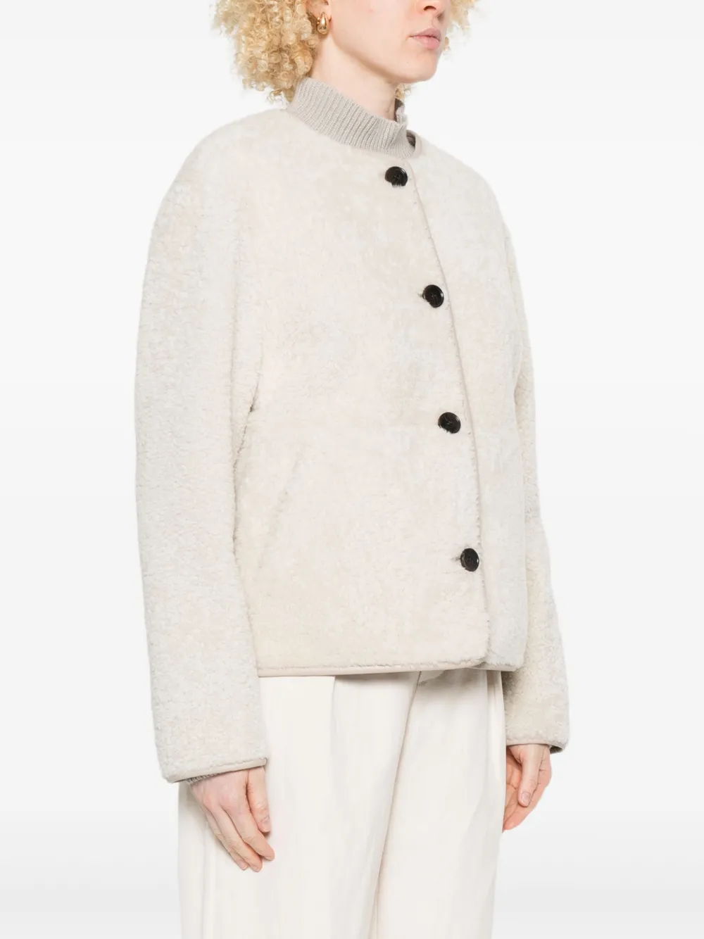 Arma Lucine jack met knopen Beige