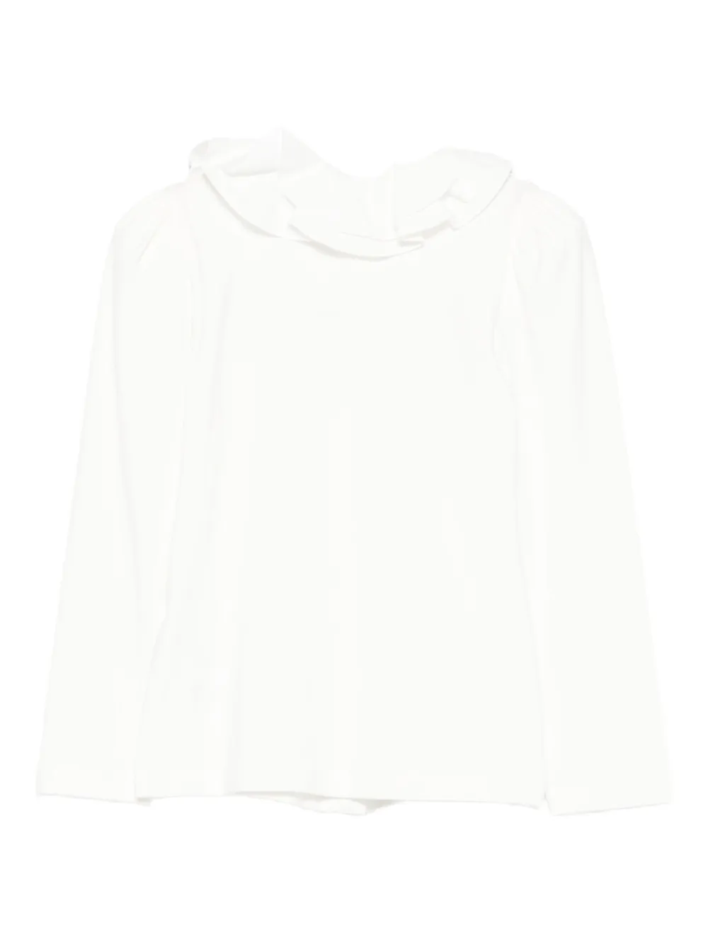 Monnalisa ruffled-collar long-sleeve shirt | Shirts | Image 2