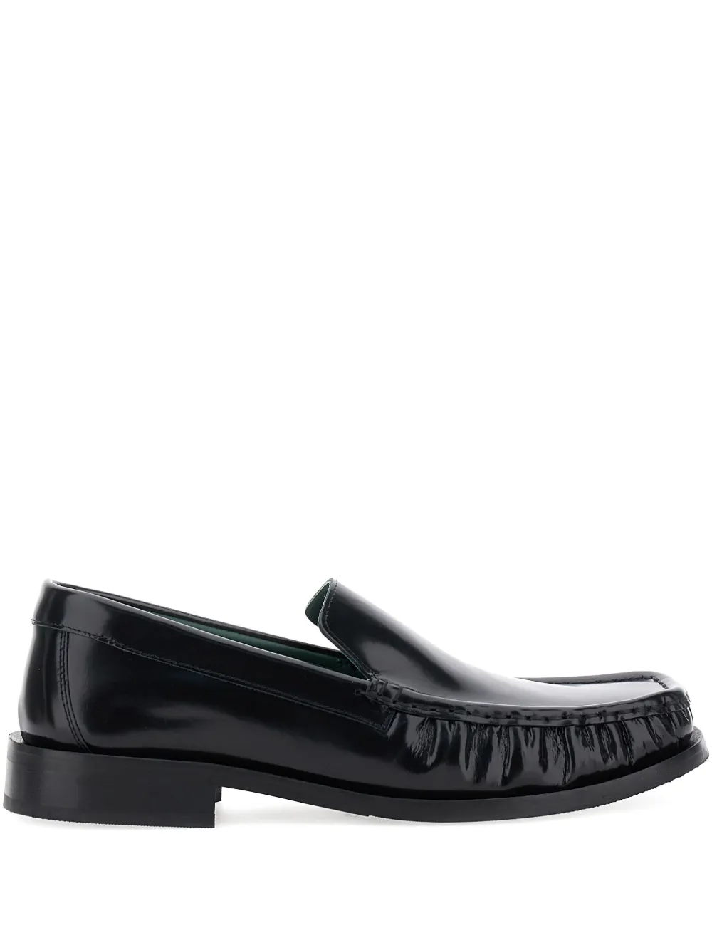 VINNY'S mocassin leather loafers Black
