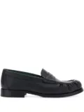VINNY'S penny-strap leather loafers - Black