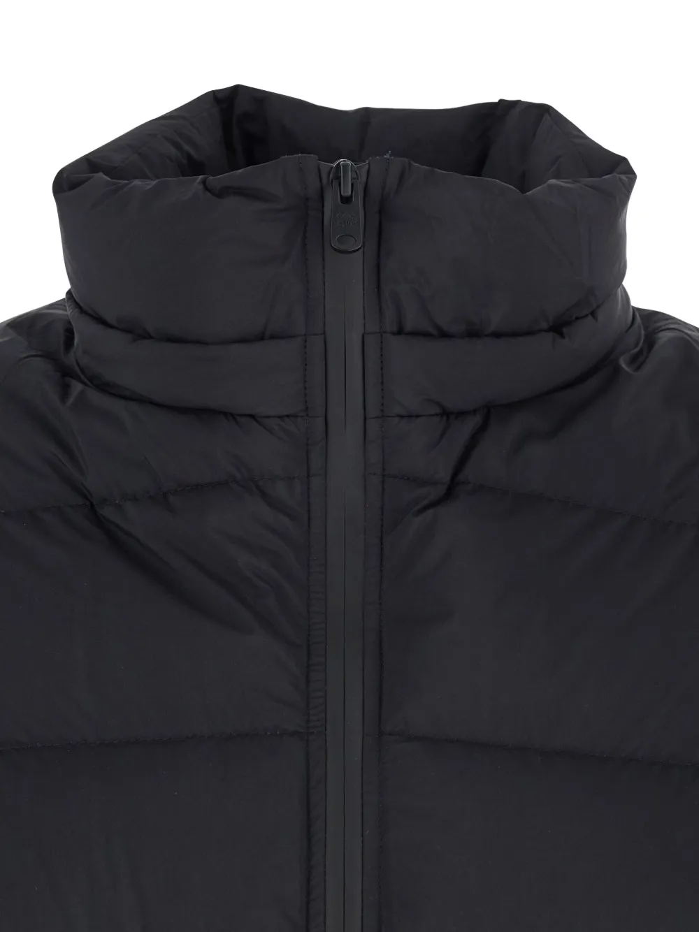 Tatras Borbore Black Down Jacket With Hood And Logo Patch On The Side In Tech Fabric Man In Black