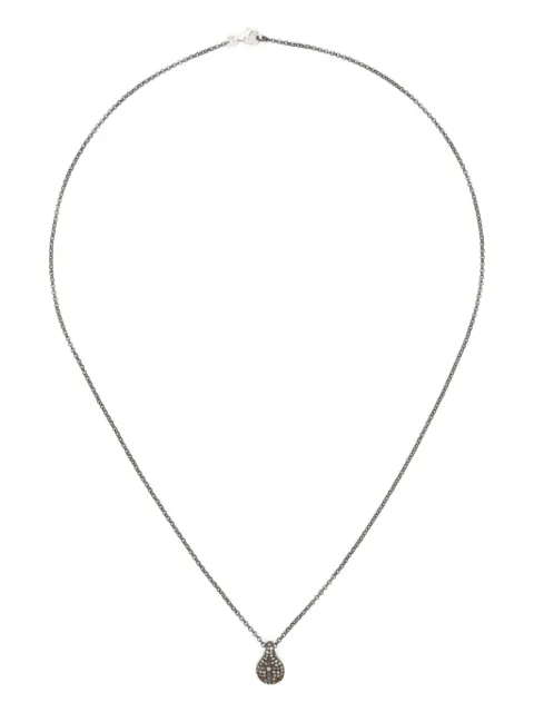 Rosa Maria sterling silver diamond pendant necklace