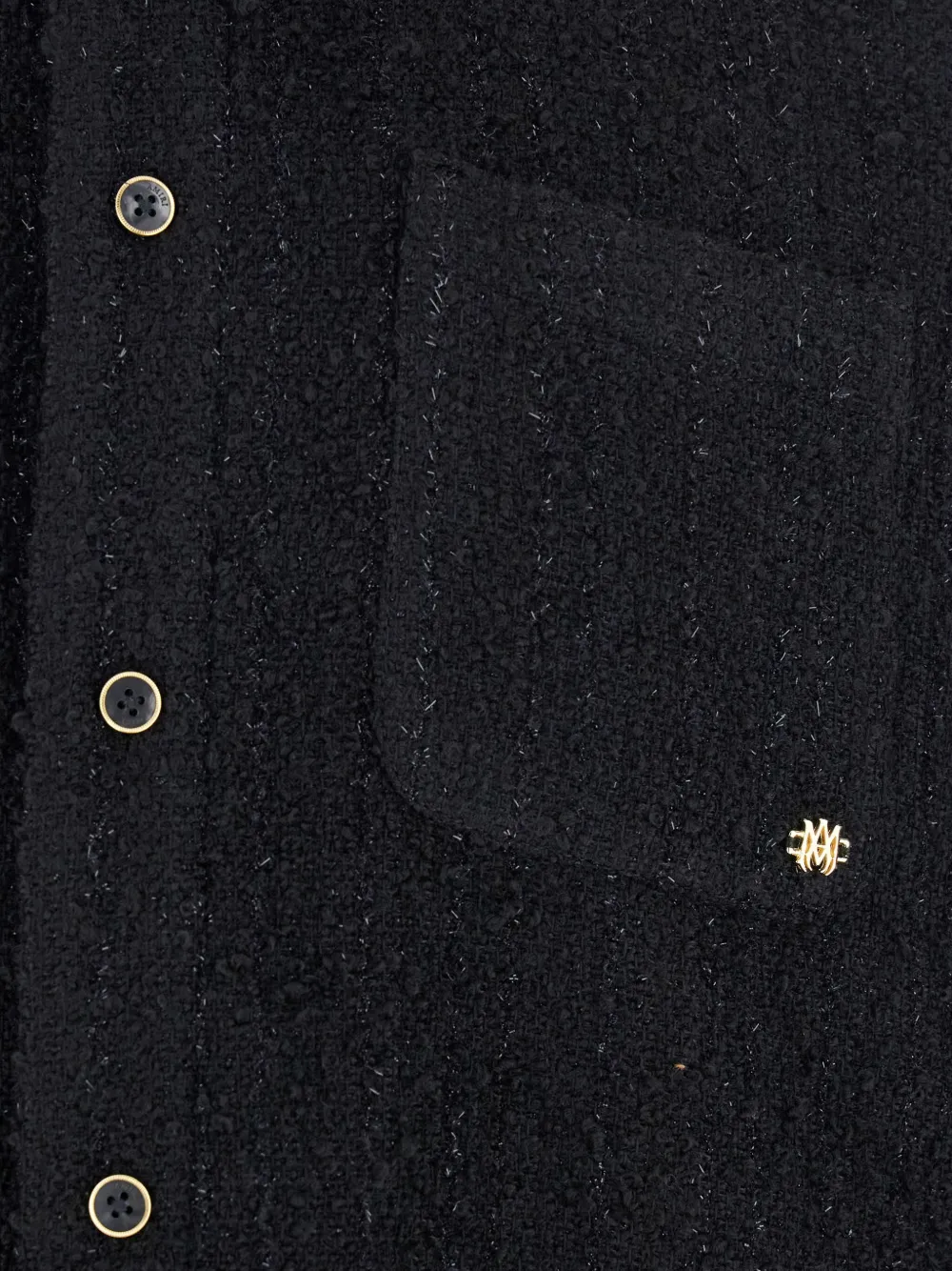 AMIRI Overhemd met knopen Zwart