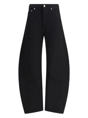 Levi's: Made & Crafted Ribcage high-waisted wide-leg Jeans | Black