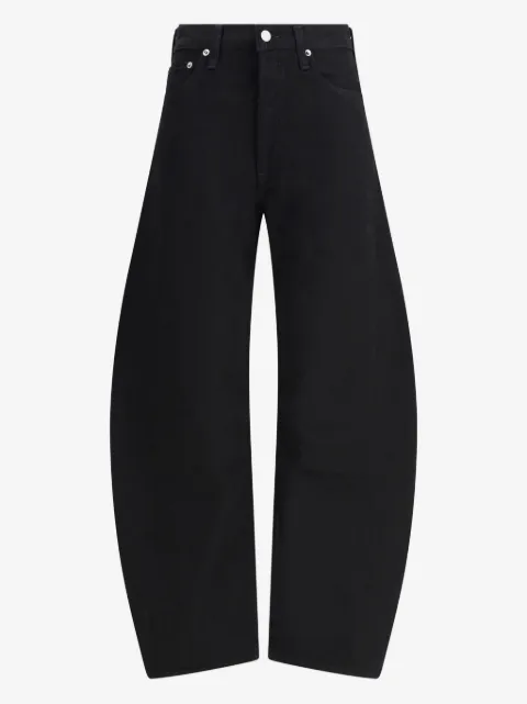 AGOLDE Luna logo-patch jeans