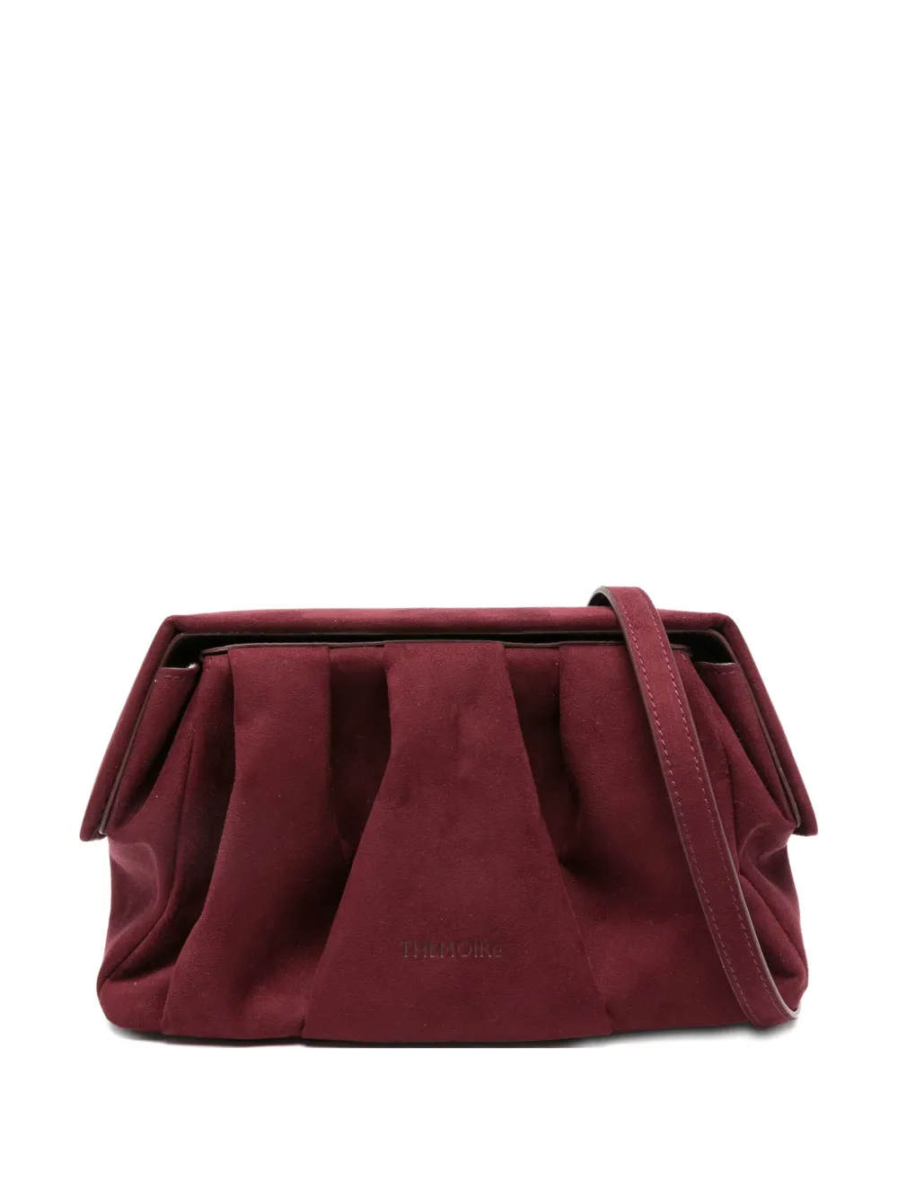 Themoirè gathered-detail clutch | Red | Image 1