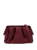 Themoirè gathered-detail clutch