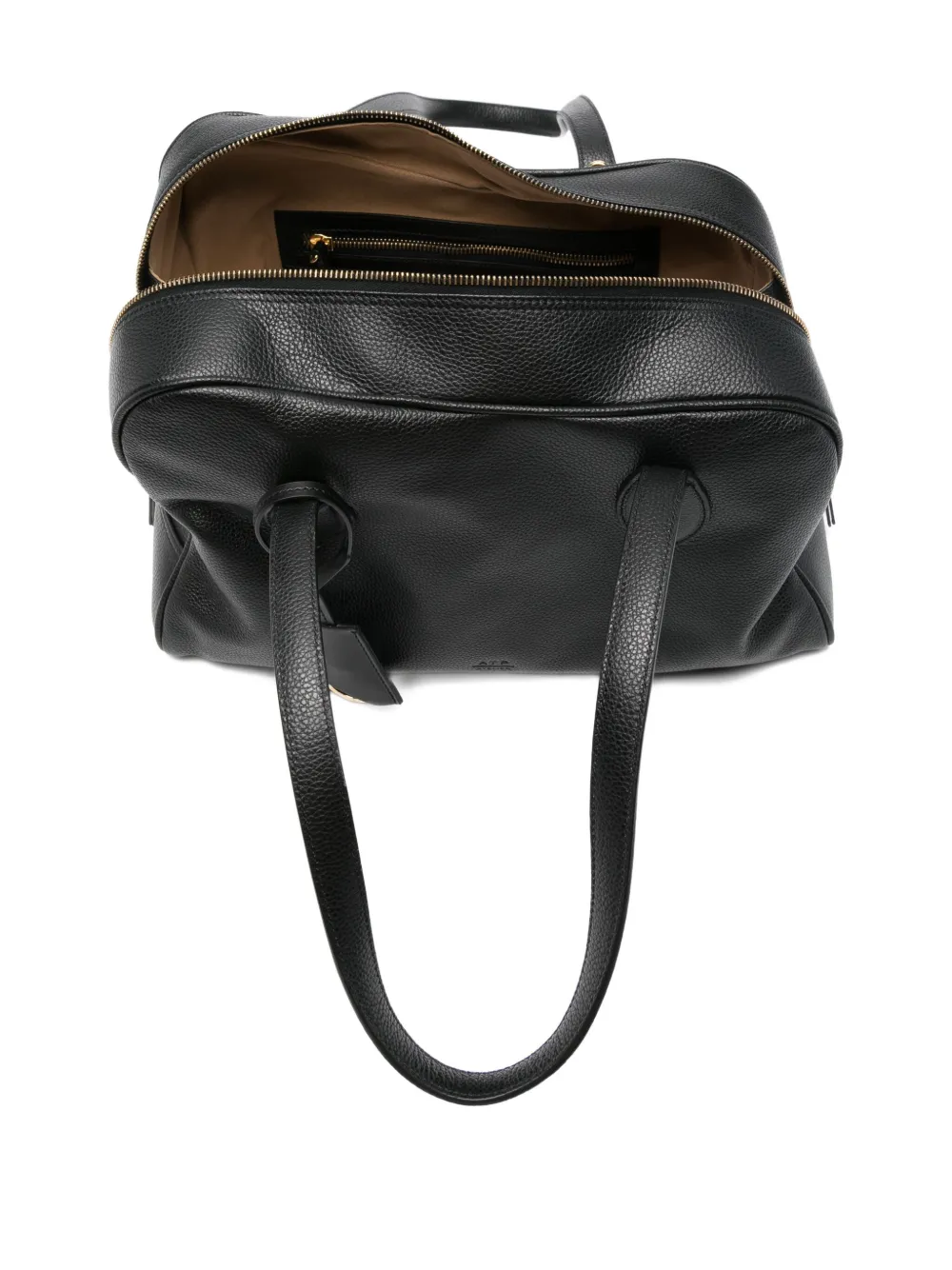 Atp Atelier Noale Zip Tote Bag In Black