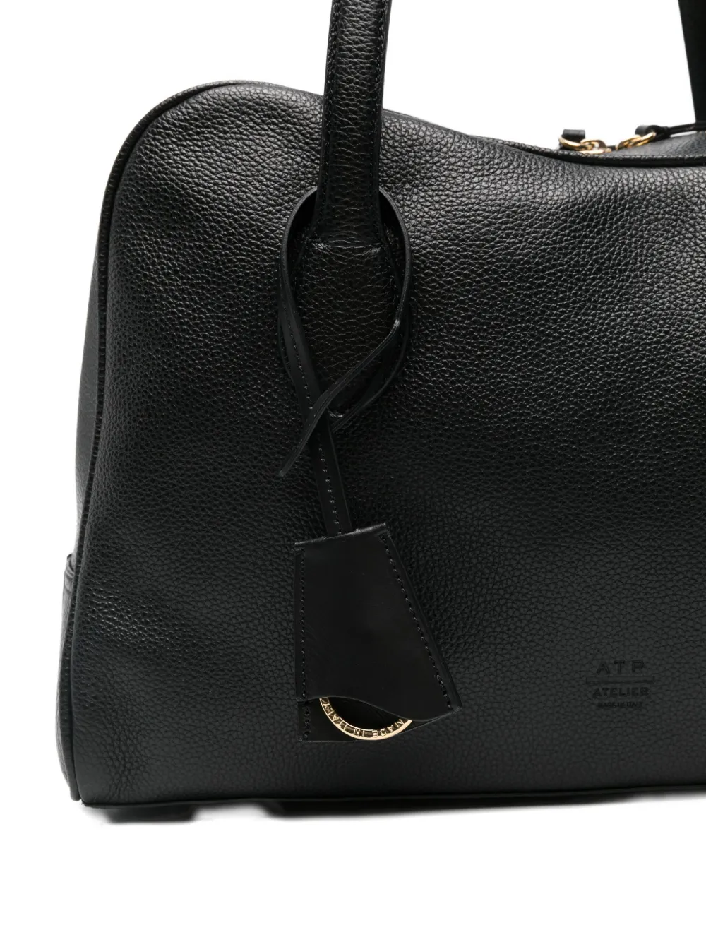 Atp Atelier Noale Zip Tote Bag In Black