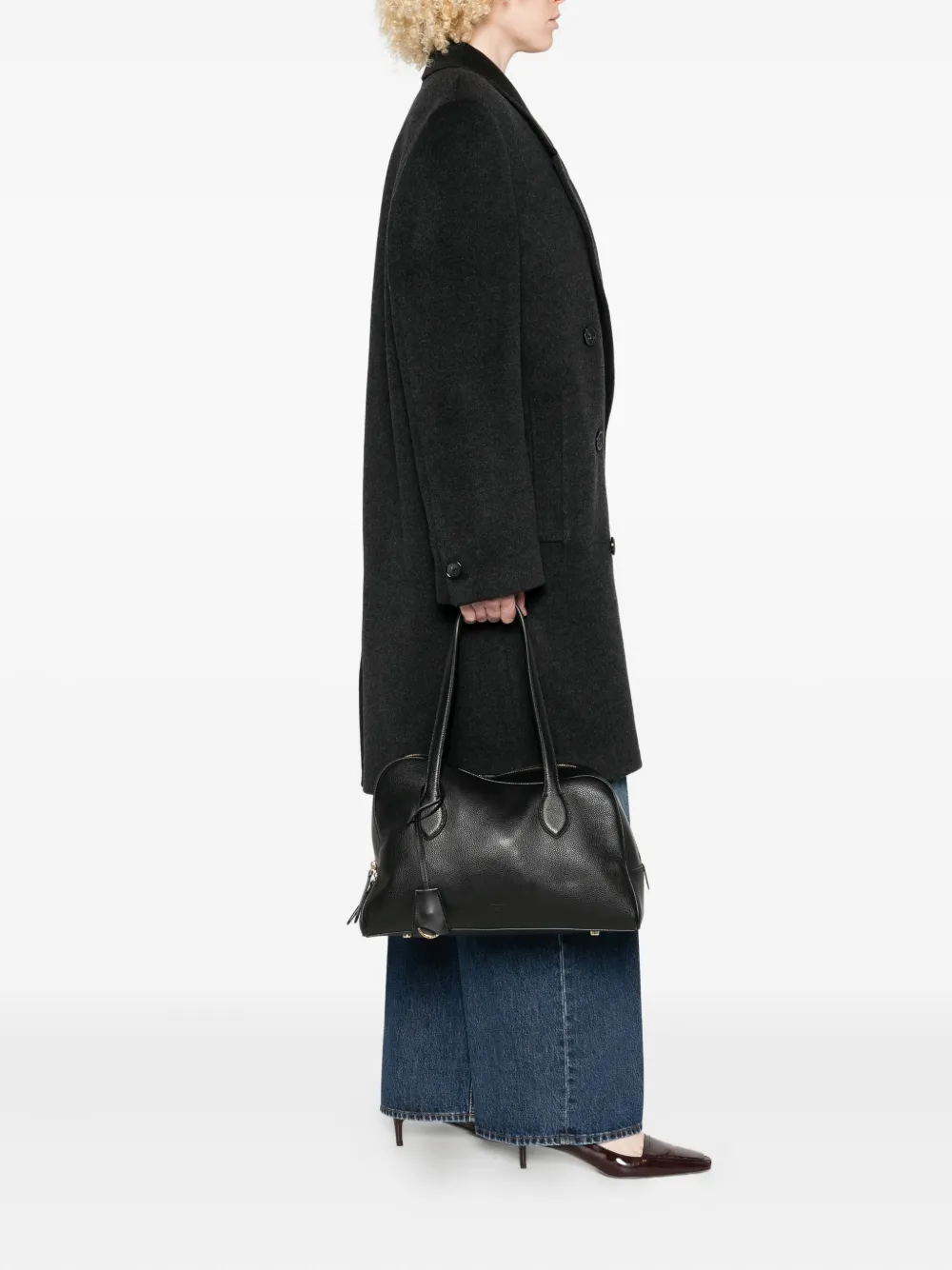ATP Atelier Noale zip tote bag - Zwart