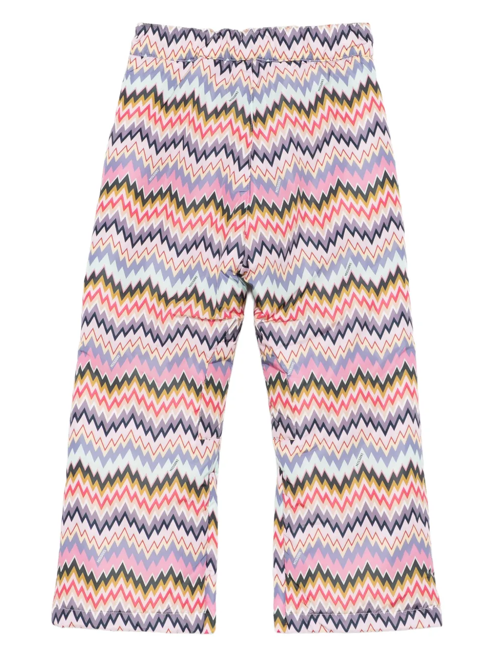 Missoni Kids chevron-pattern trousers | Girls Casual Trousers | Image 2