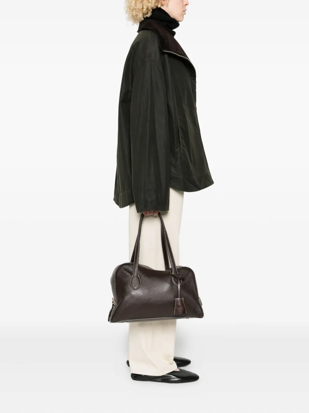 ATP Atelier Noale leren shopper - Bruin