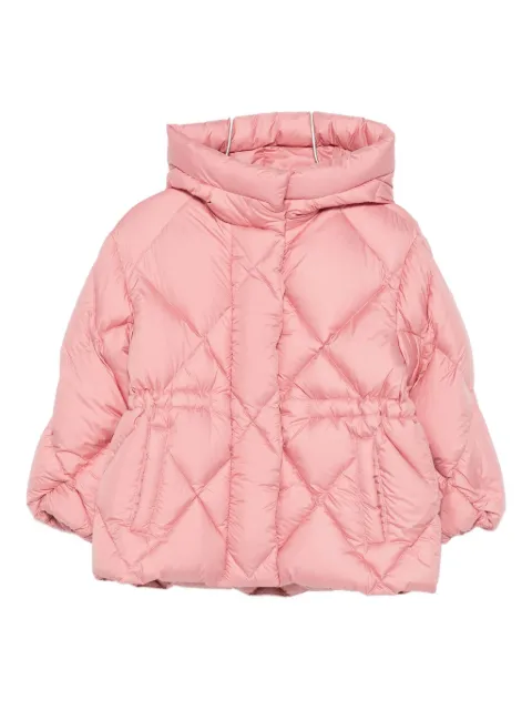 Il Gufo キルティング フーデッドジャケット