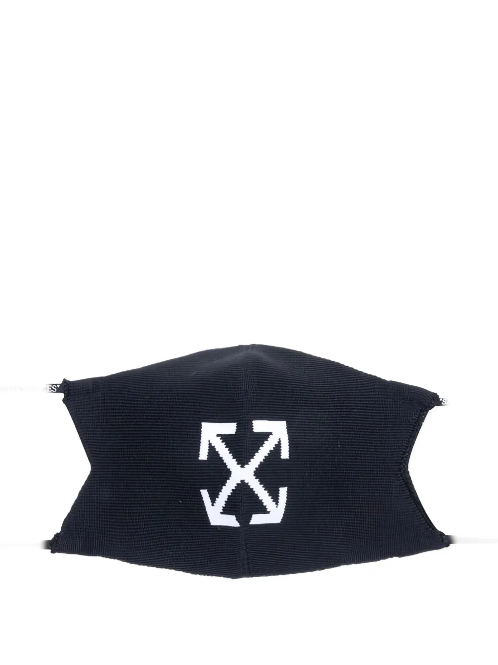 Off-White Arrow-knit face mask | Black | Image 1