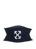 Off-White Arrow-knit face mask - Black