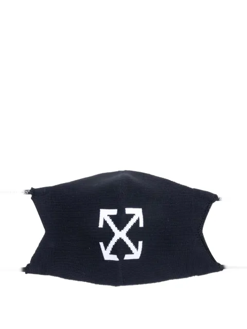 Off-White cubrebocas con motivo Arrow