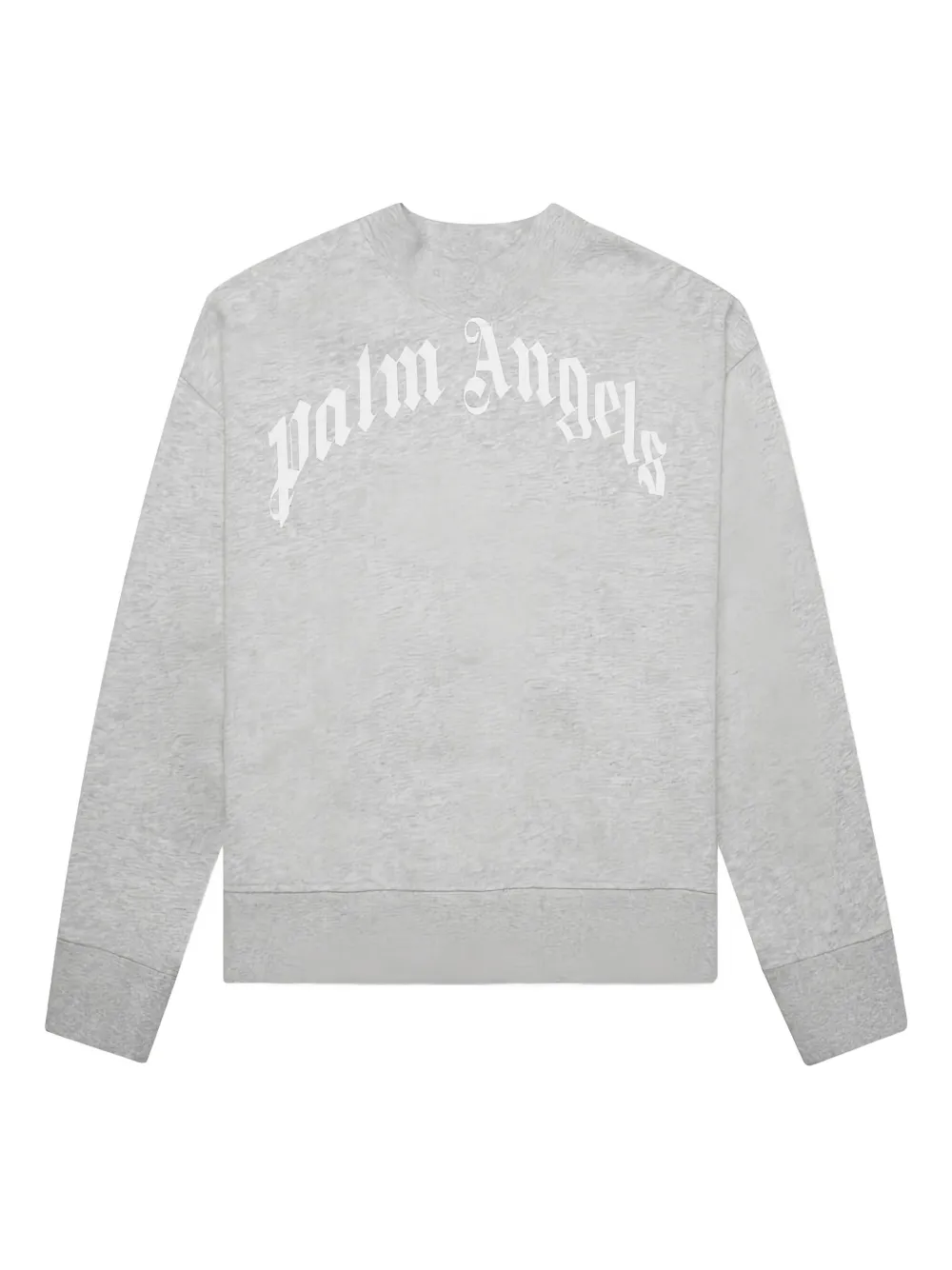 Palm Angels Kids logo-print crew-neck sweatshirt | Grey | Image 1