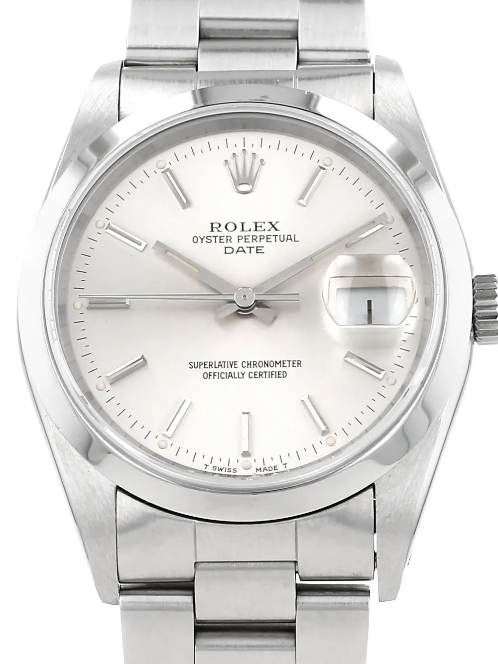Rolex 1991 Oyster Perpetual Date 34mm | Pre-Owned Dress Watches | Image 2