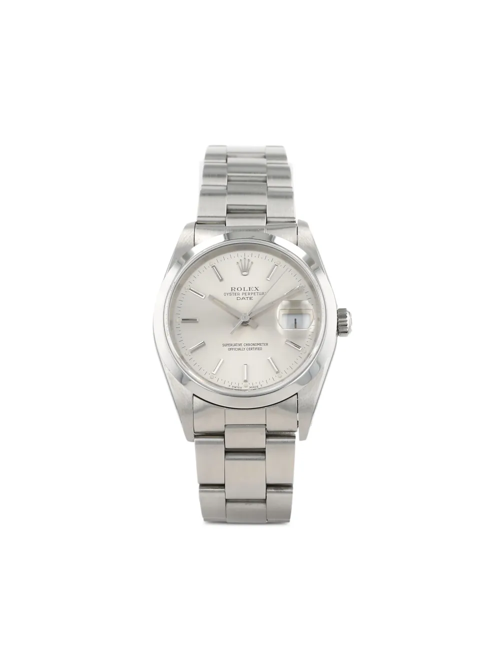 Rolex 1991 Oyster Perpetual Date 34mm | Grey | Image 1