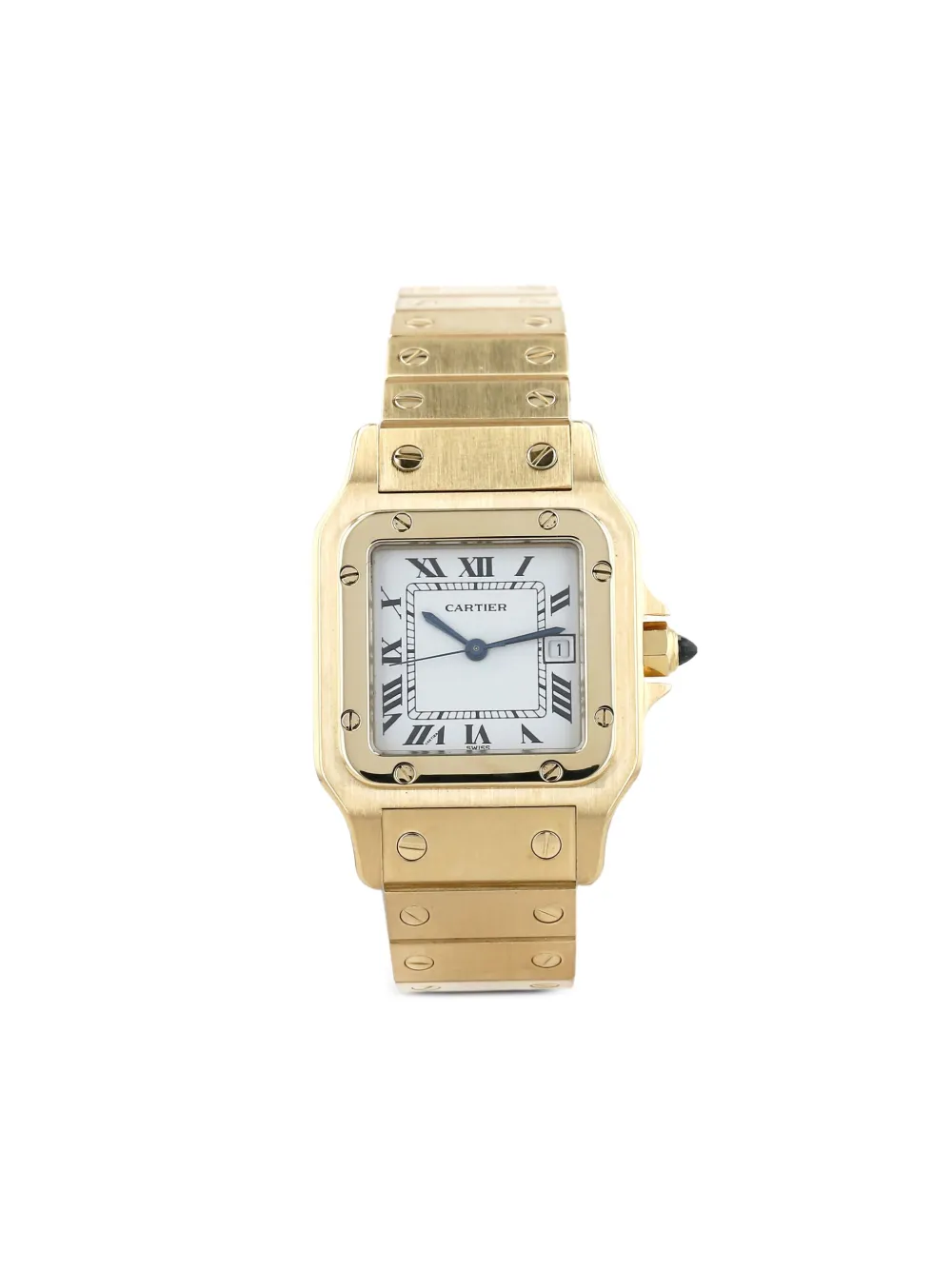 Cartier 1990s Santos 27mm | White | Image 1