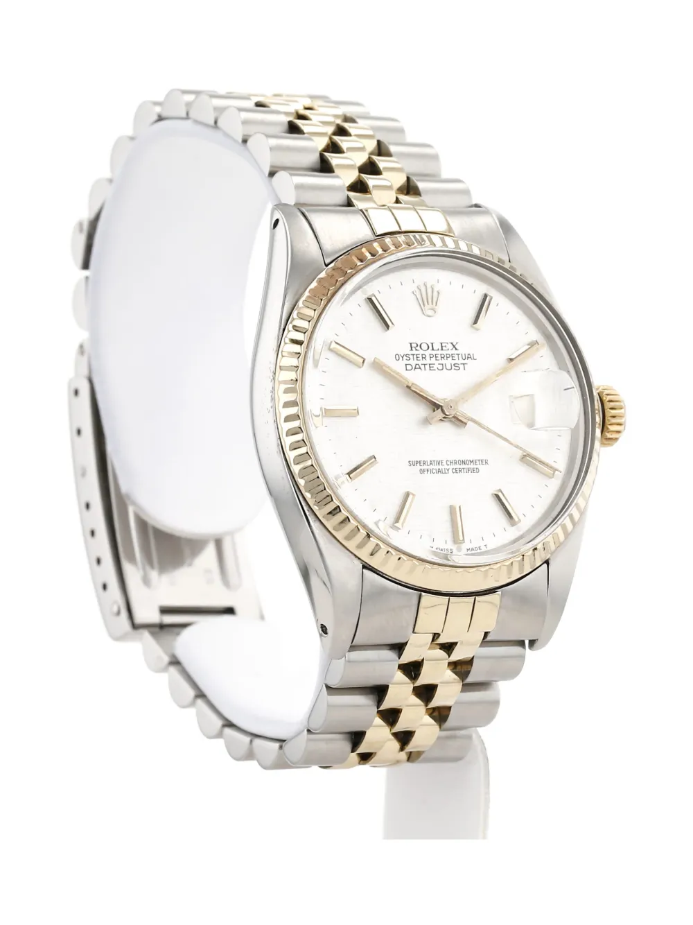 Pre-owned Rolex 1980s Datejust 36mm In White
