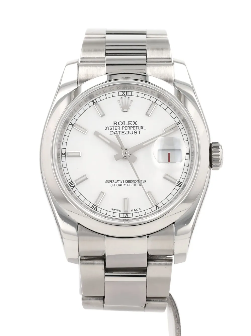 Rolex 2010 Datejust 36mm - Bianco