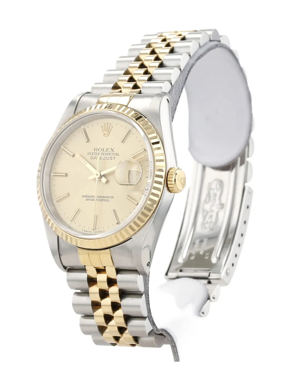 Pre-owned Rolex 1991 Datejust 36mm In Gold