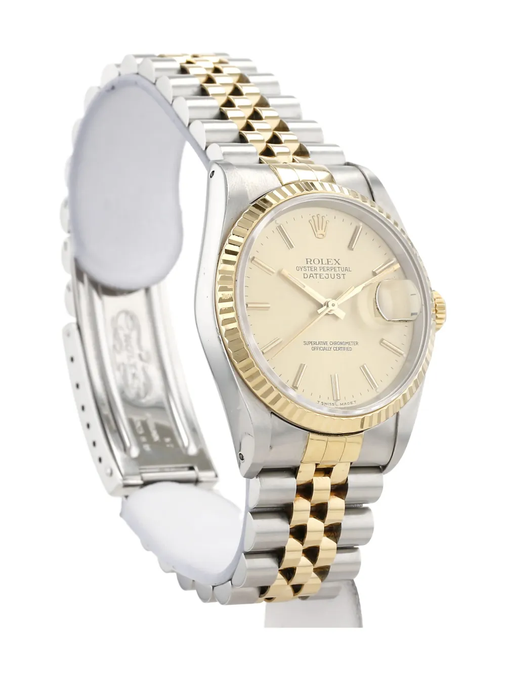 Pre-owned Rolex 1991 Datejust 36mm In Gold