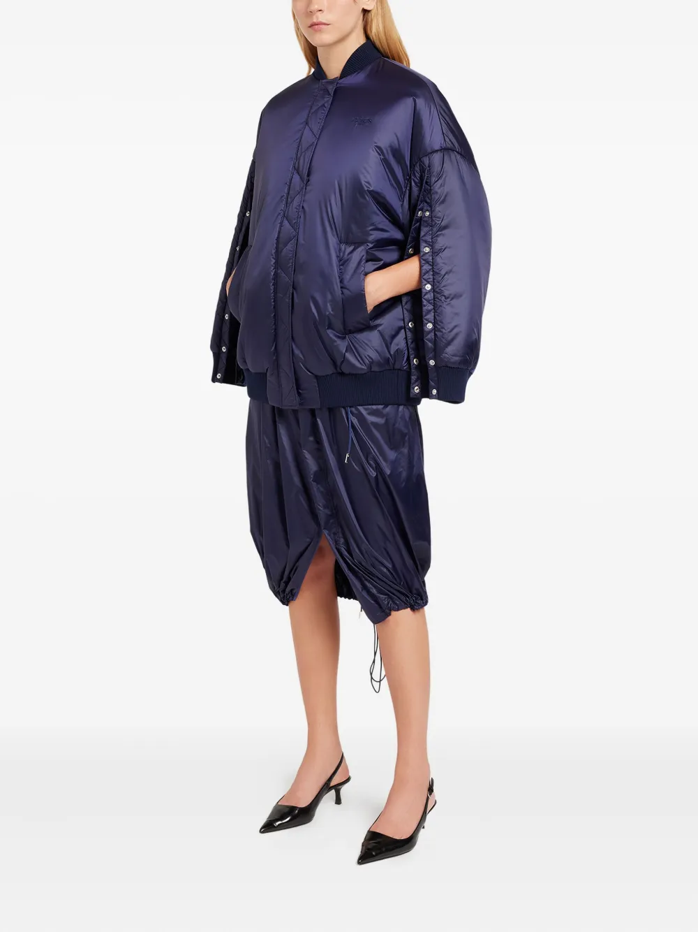Ports 1961 quilted snap-fastening bomber jacket | Varsity Jackets | Image 2